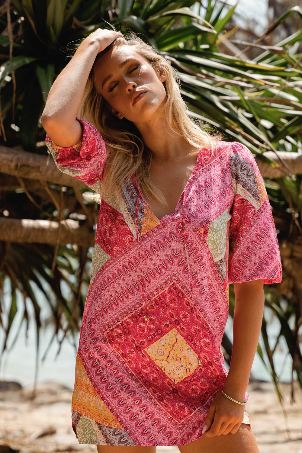 Viva Bonita Print Lake Dress