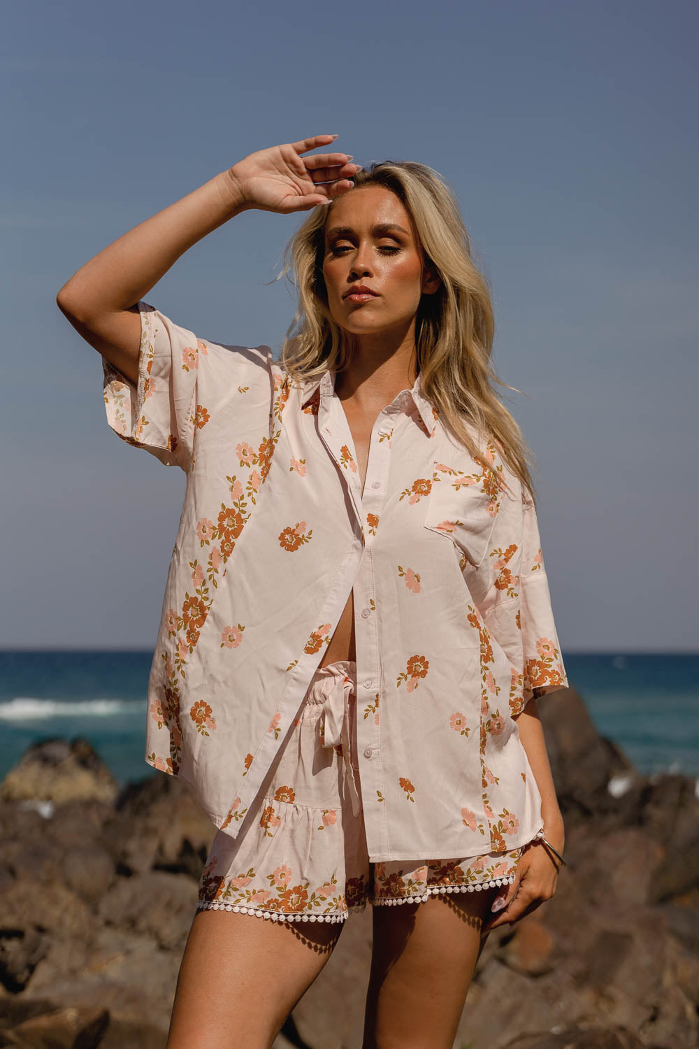 Vintage Sol Print Cove Shirt