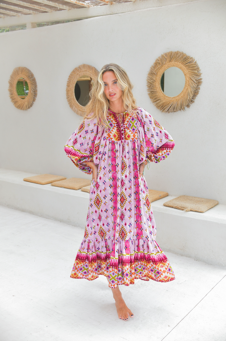 Lost Tribe Print Harper Midi