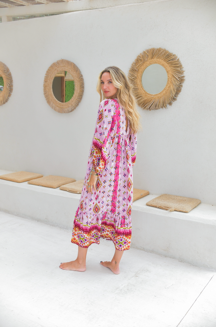 Lost Tribe Print Harper Midi