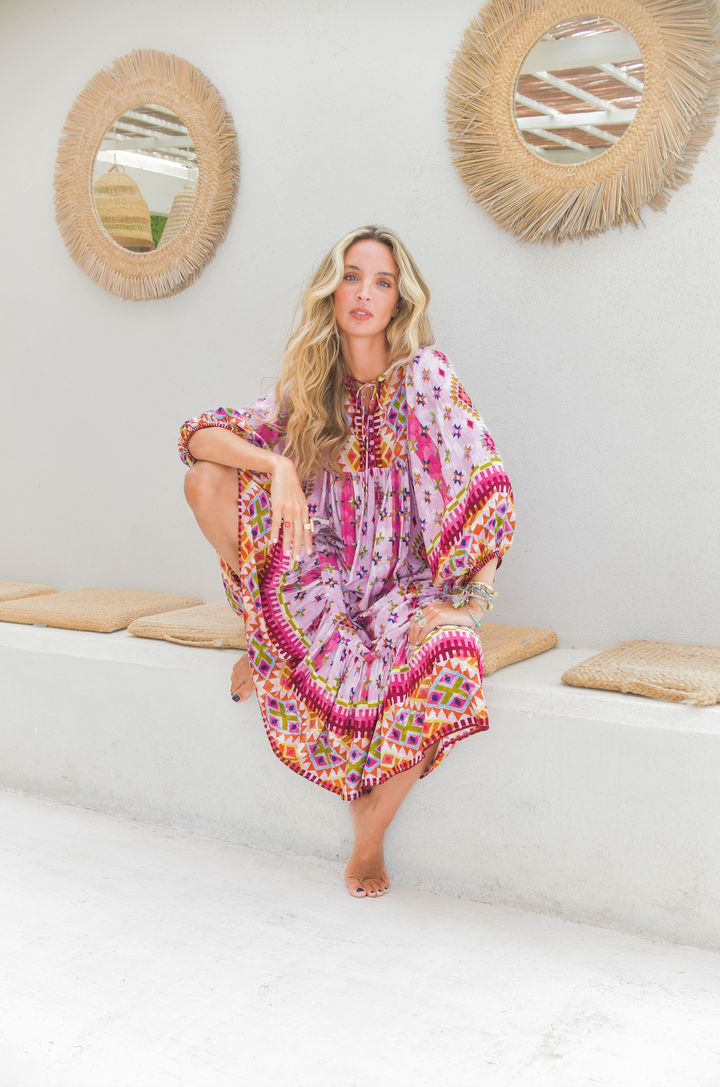 Lost Tribe Print Harper Midi