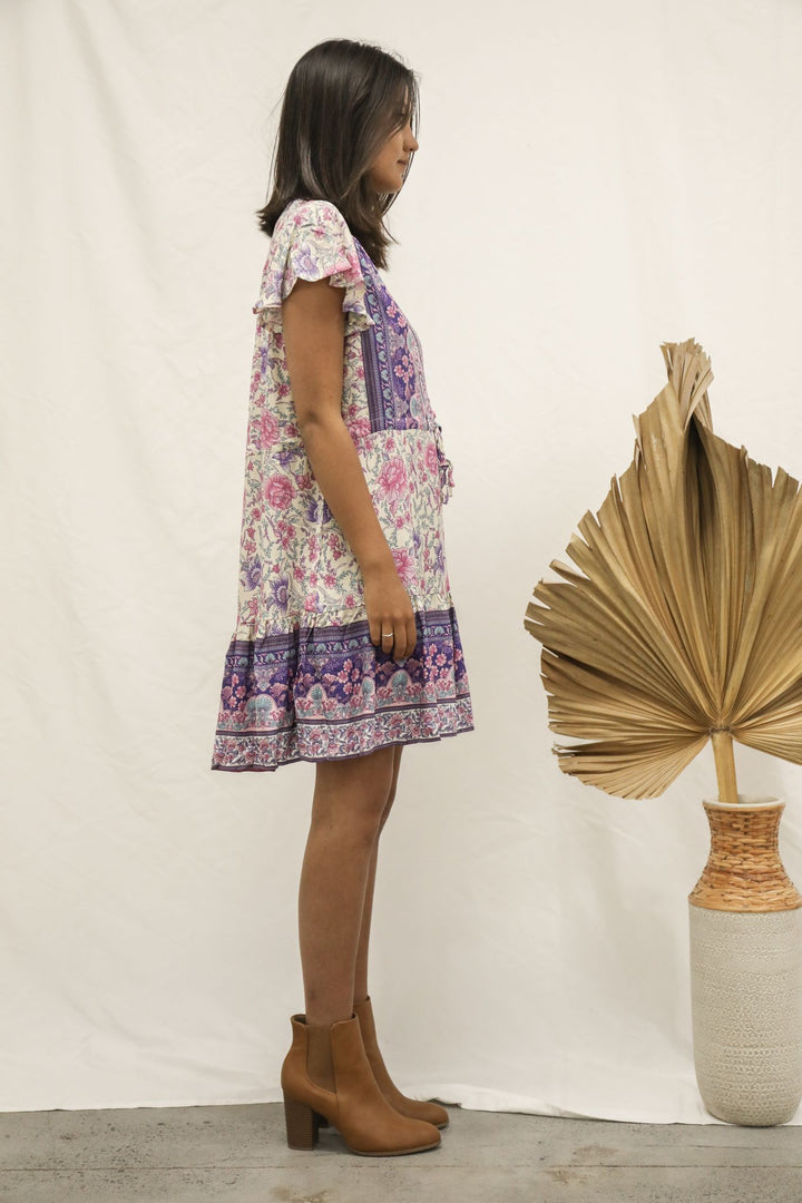 Savannah Print Mini Dress