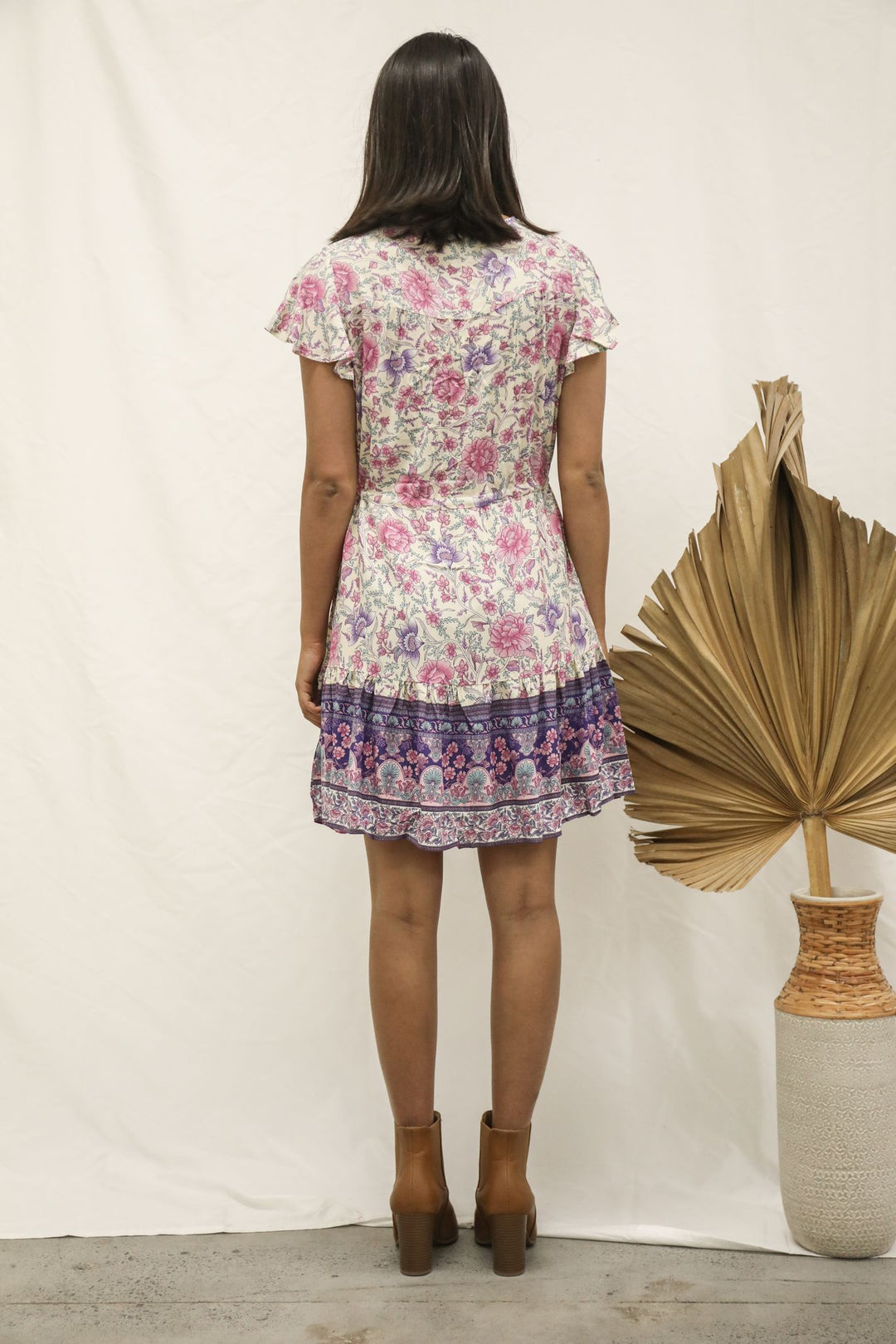 Savannah Print Mini Dress