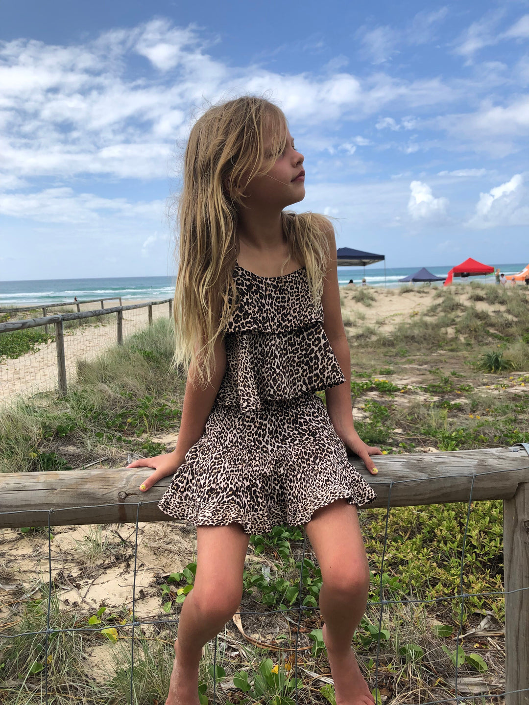 Chaser Print Kids Skirt
