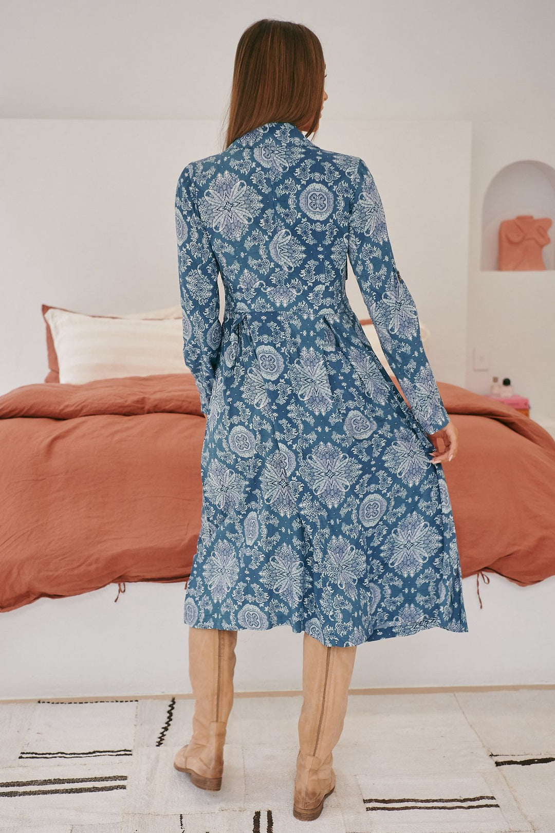 Jaase Lost Lake Print Jedda Midi Dress