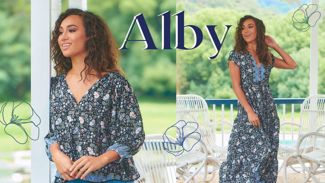 The Alby Print is landing at Lilac and Mila!