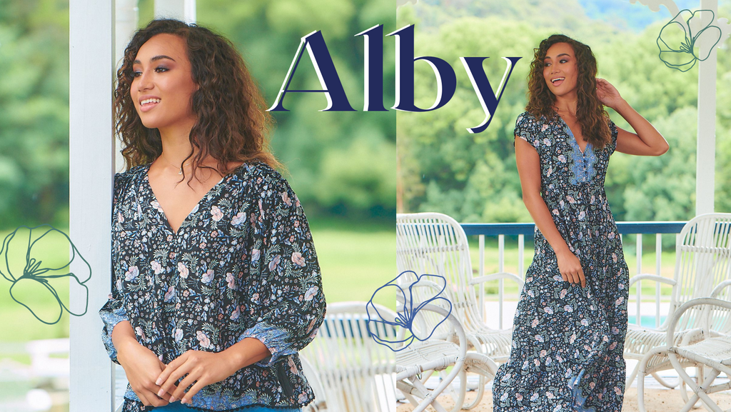 The Alby Print is landing at Lilac and Mila!