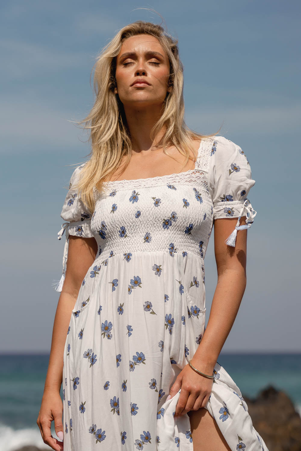 Juneberry Print Lottis Maxi Dress