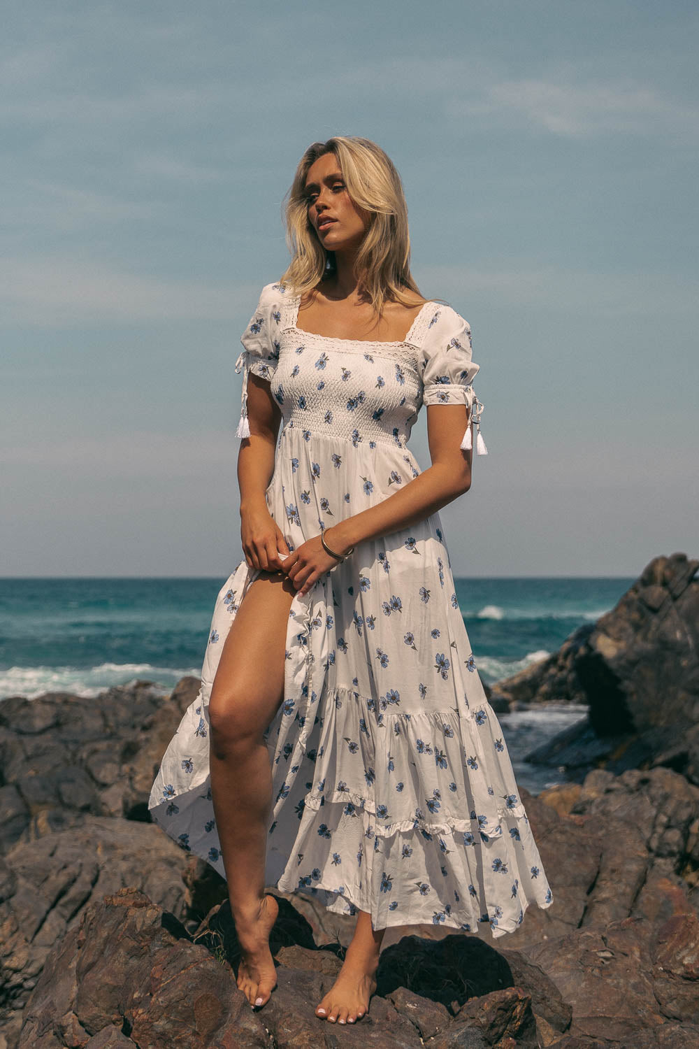 Juneberry Print Lottis Maxi Dress
