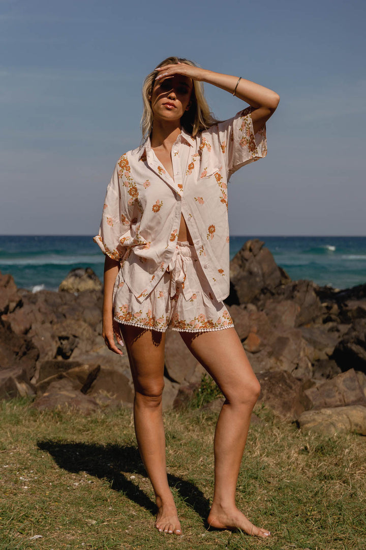 Vintage Sol Print Cove Shirt