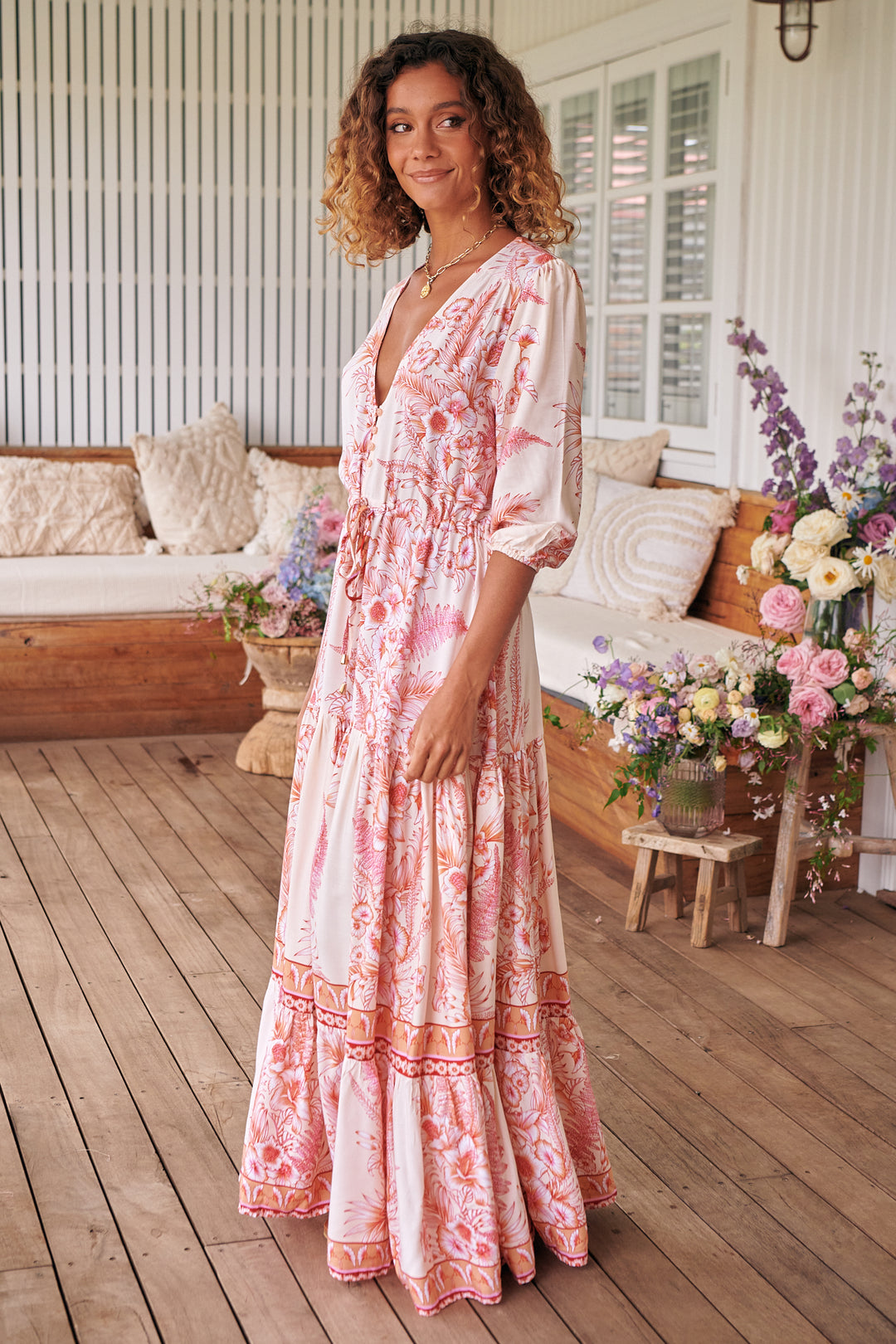 Balmy Nights Print Tessa Maxi
