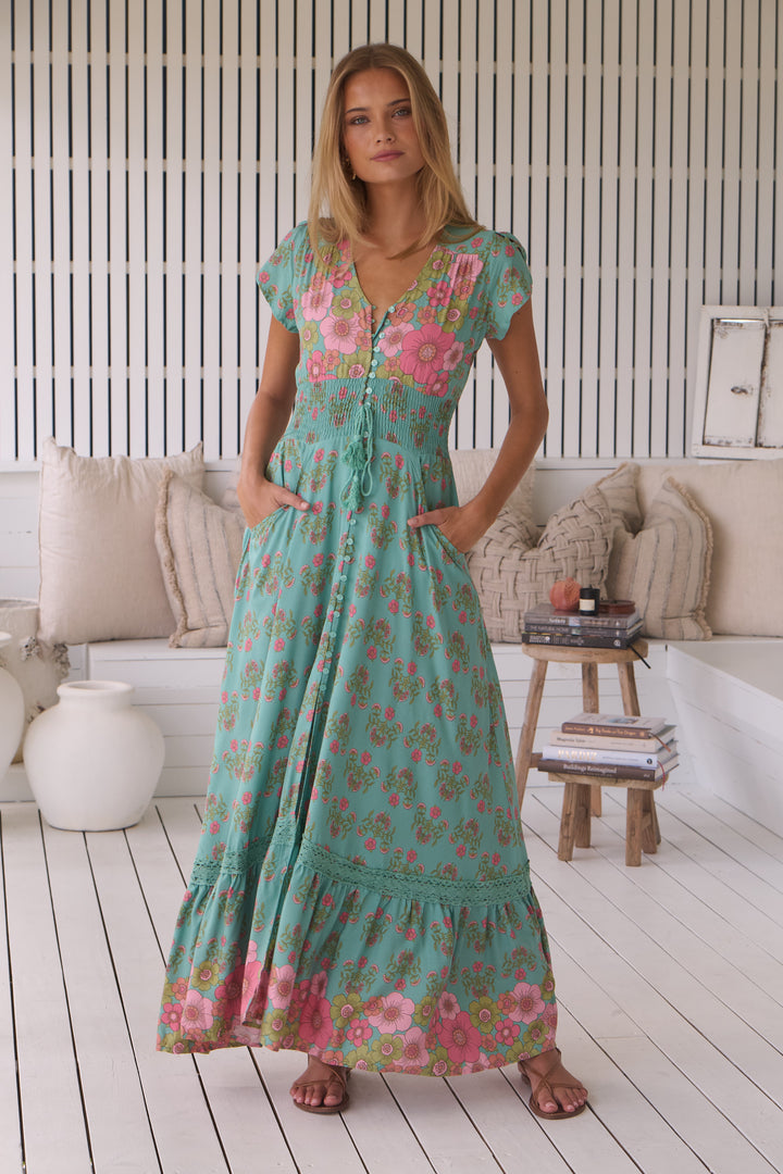 Meadowland Print Romi Maxi Dress