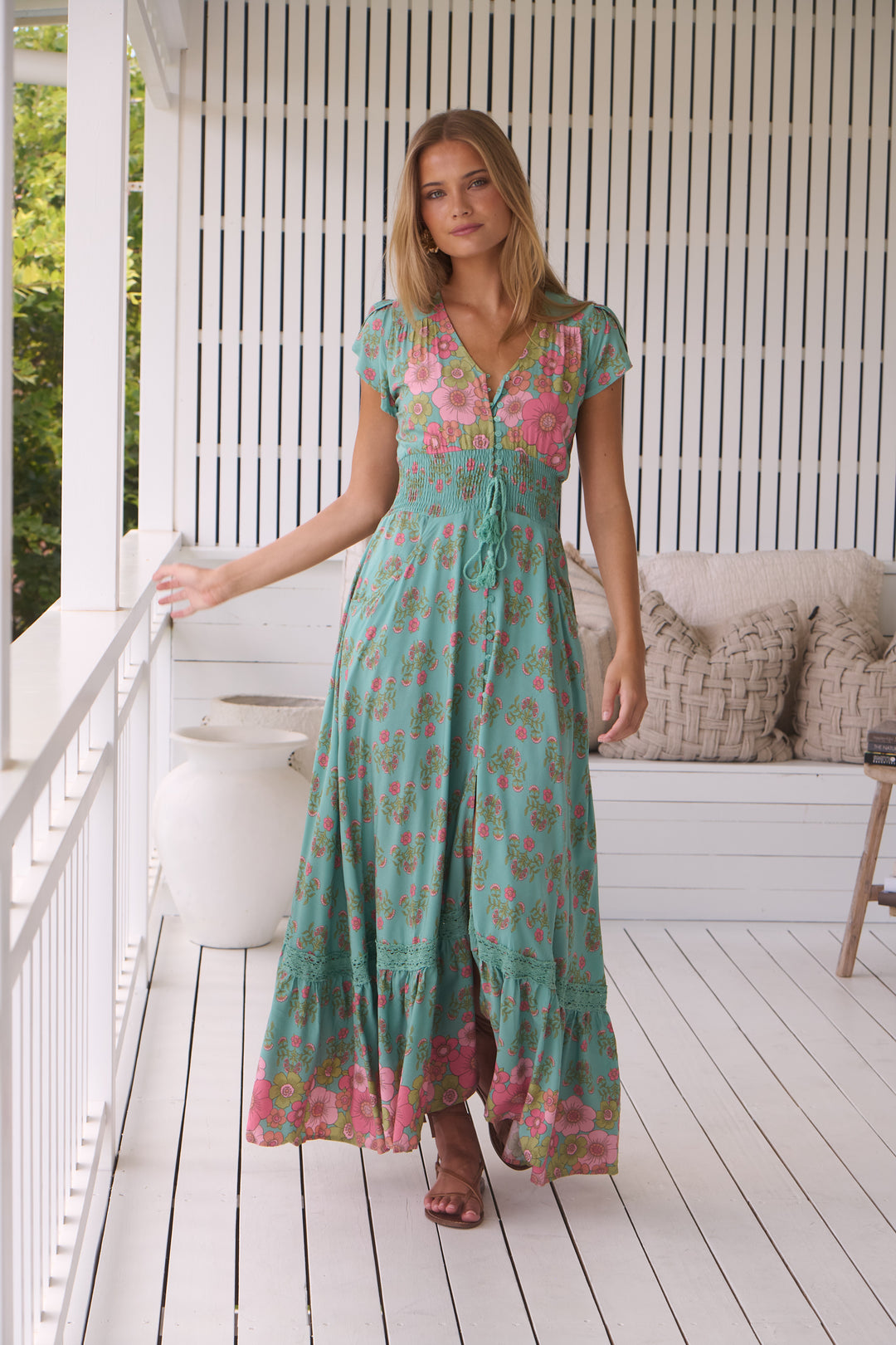 Meadowland Print Romi Maxi Dress