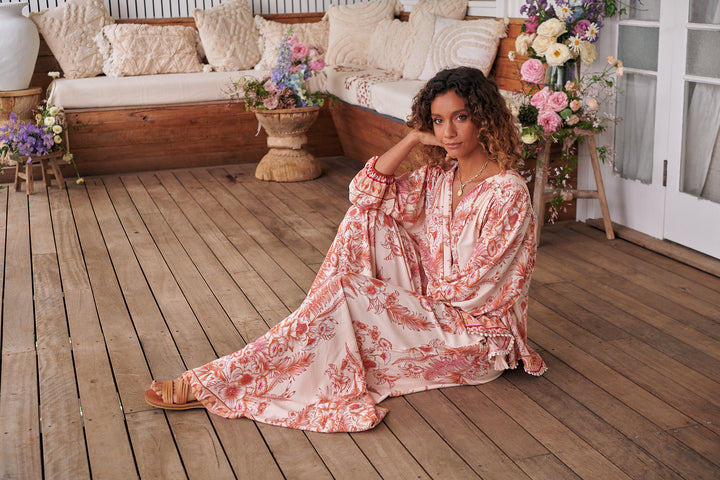 Balmy Nights Print Rue Top
