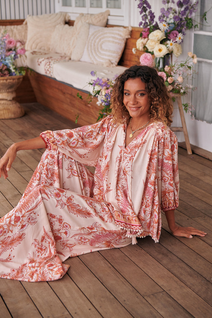 Balmy Nights Print Rue Top