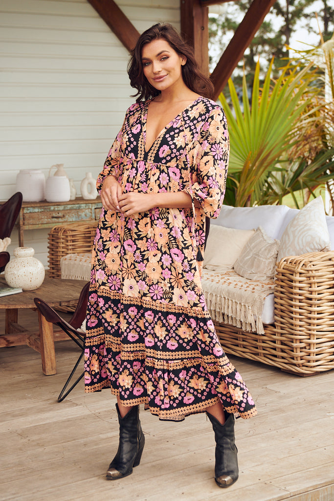 SP Lilac Polka Print Chiffon Mini & Midi Dress main image 1