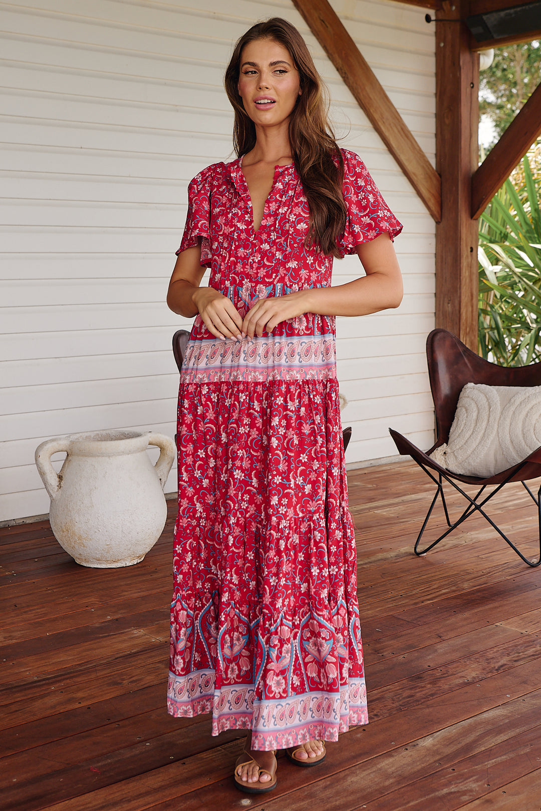 Ruby Rouge Print Olli Maxi Dress