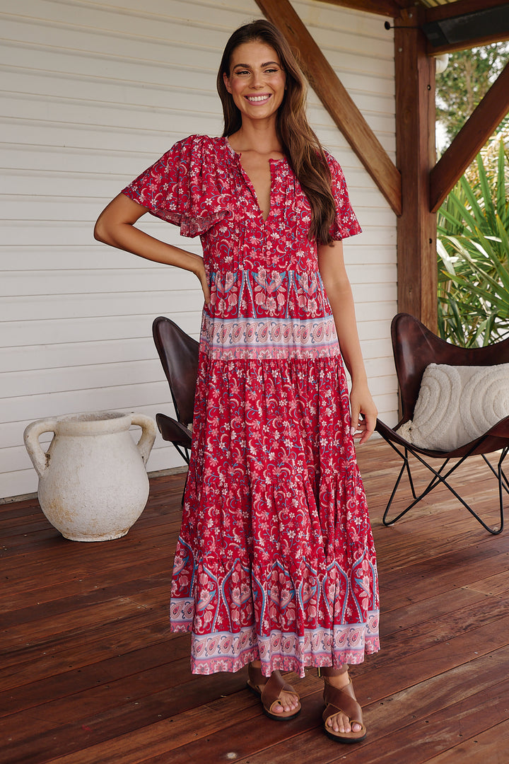 Ruby Rouge Print Olli Maxi Dress