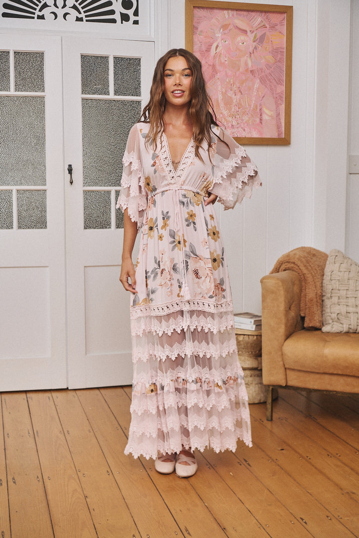 Forever Enchanted Print Bungalow Maxi Dress