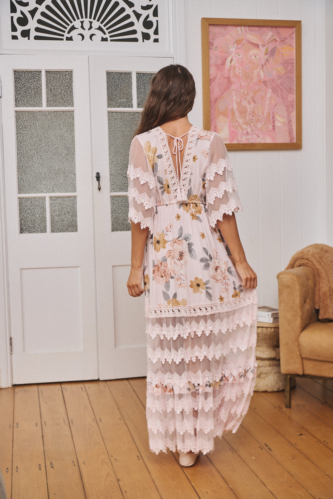 Forever Enchanted Print Bungalow Maxi Dress