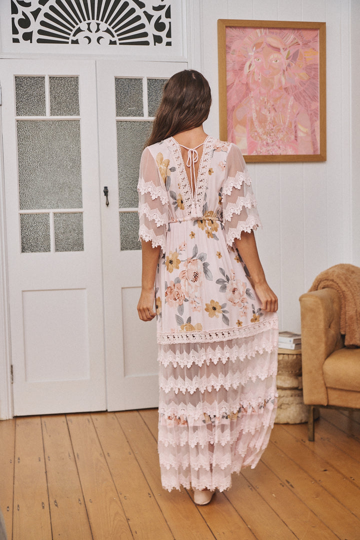 Forever Enchanted Print Bungalow Maxi Dress