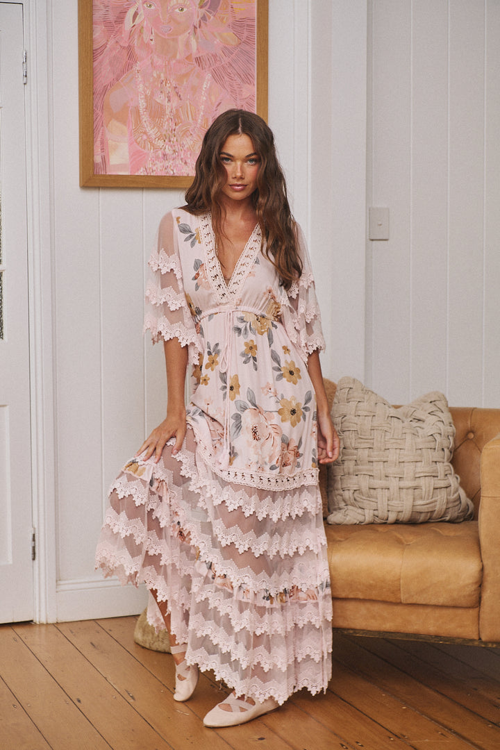 Forever Enchanted Print Bungalow Maxi Dress