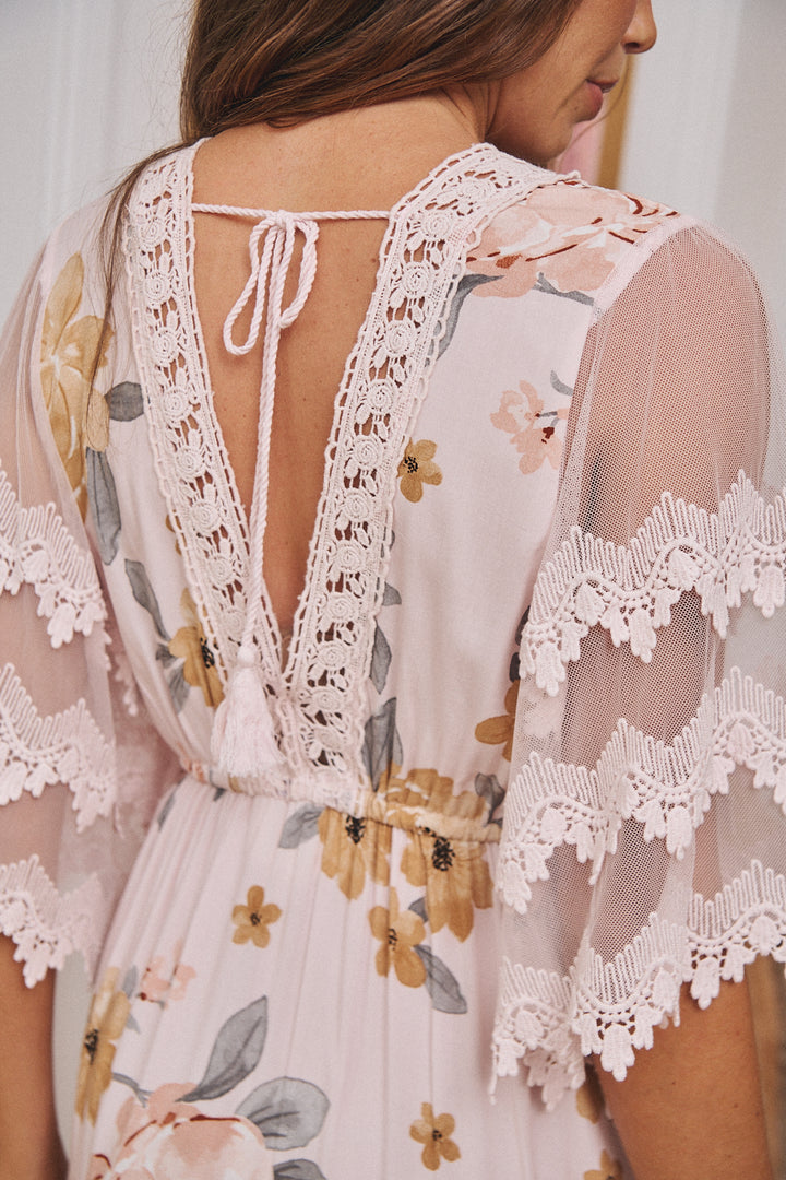 Forever Enchanted Print Bungalow Maxi Dress