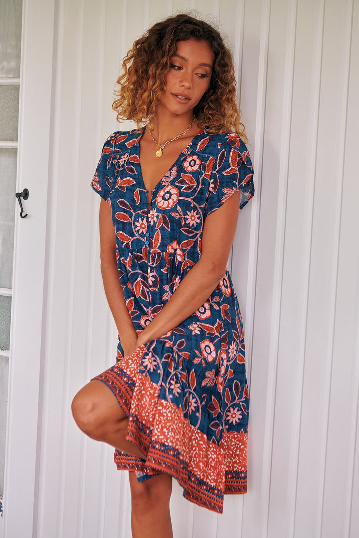 Halcyon Print Tracey Dress