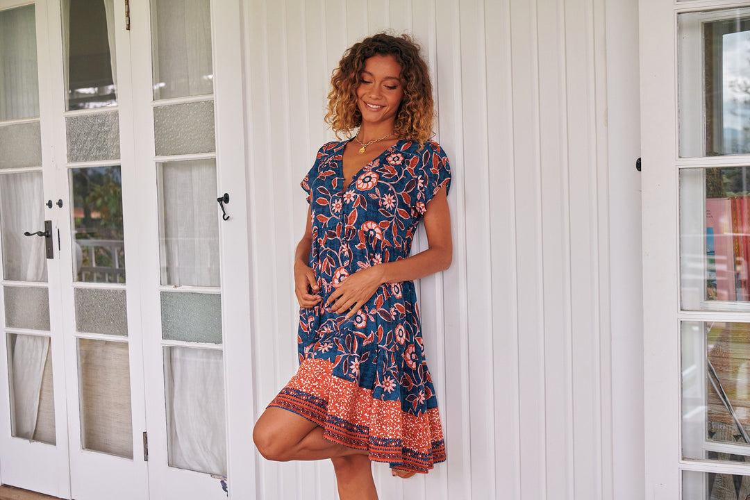 Halcyon Print Tracey Dress