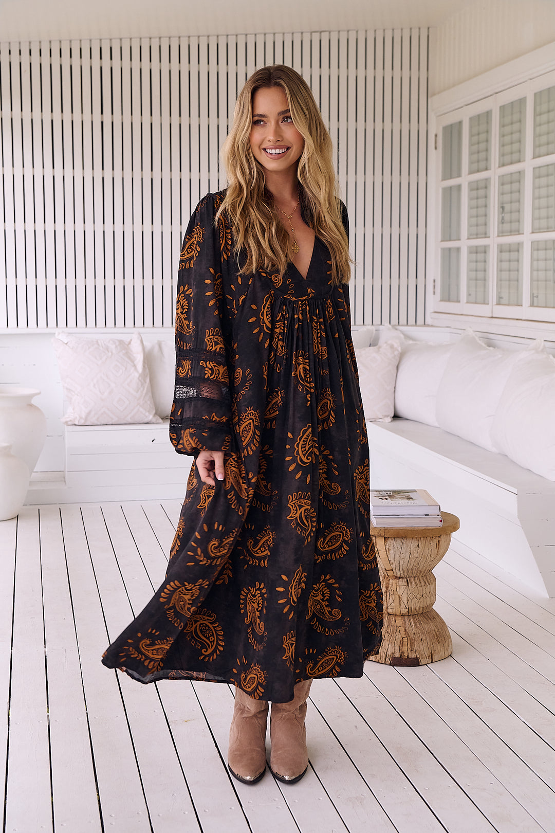 Milan Print Boheme Midi