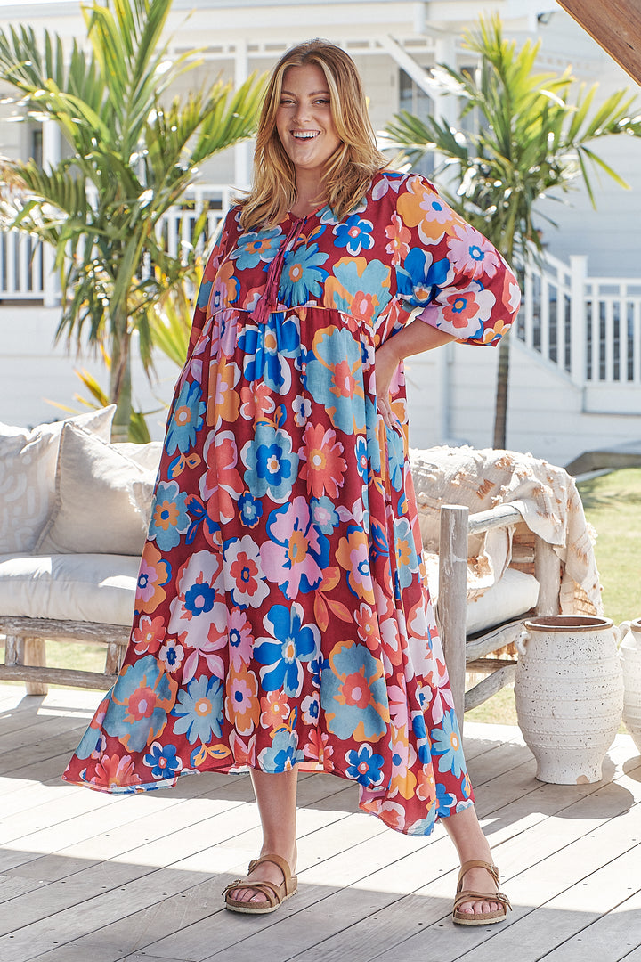 Valli Print Penny Midi Dress