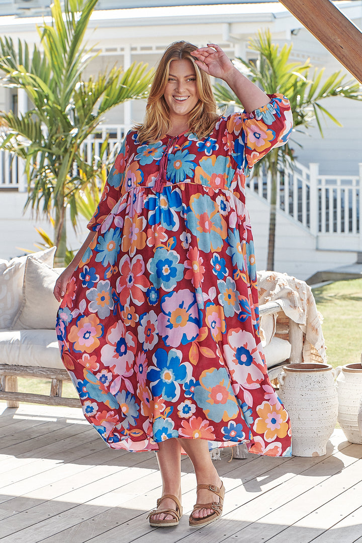 Valli Print Penny Midi Dress