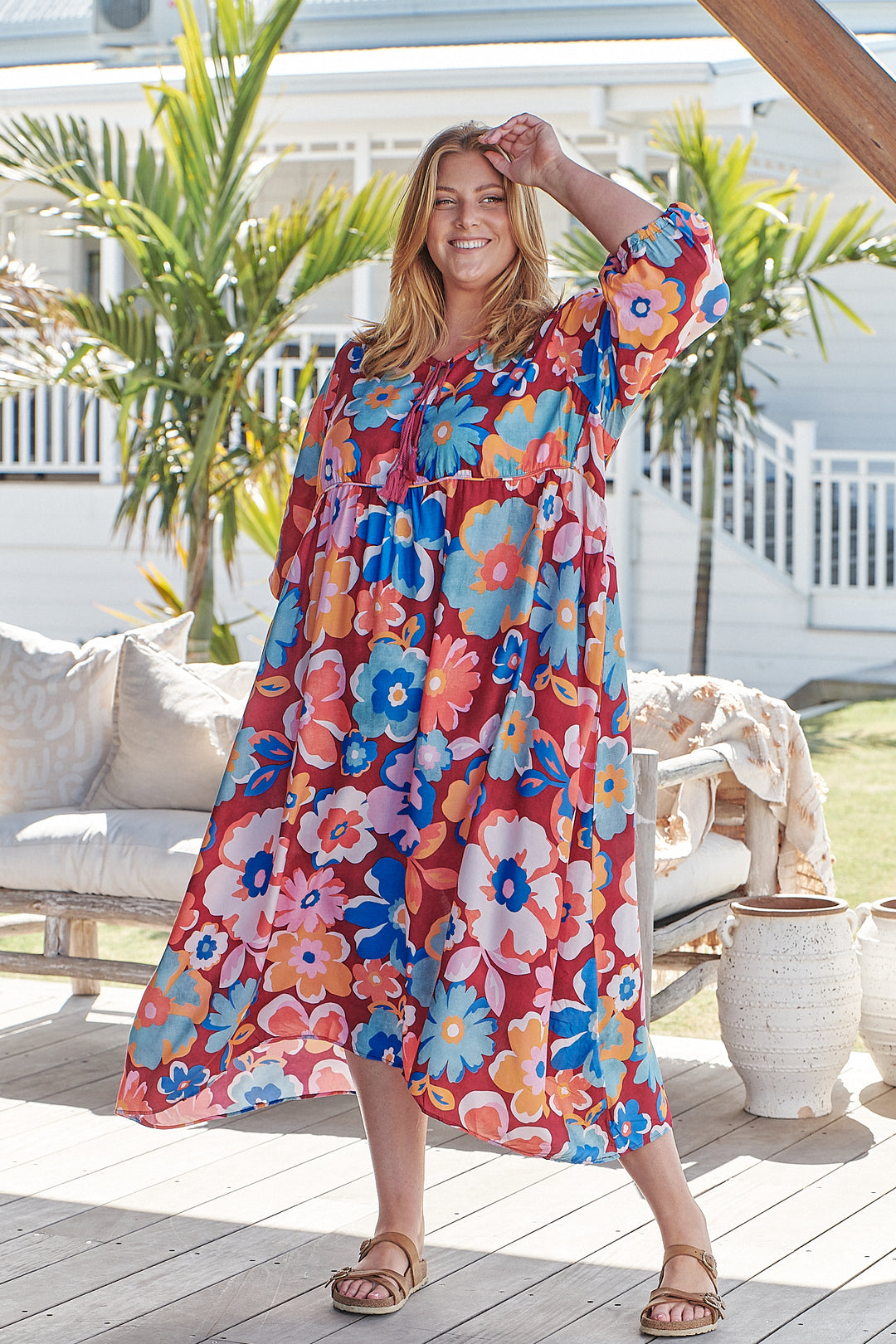 Valli Print Penny Midi Dress