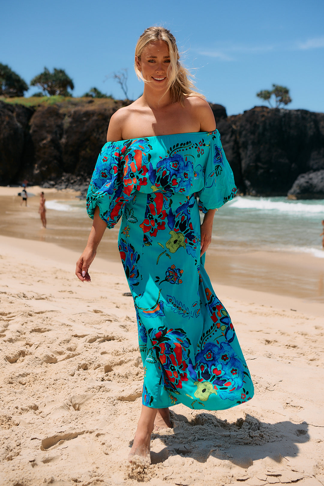For Summer Beach Dress Off Shoulder Long Dress Floral Womens Off The Shoulder Ruffle Party Dresses For Summer Beach Dress Off Shoulder Long Dress Floral Womens Off The Shoulder Ruffle Party Dresses