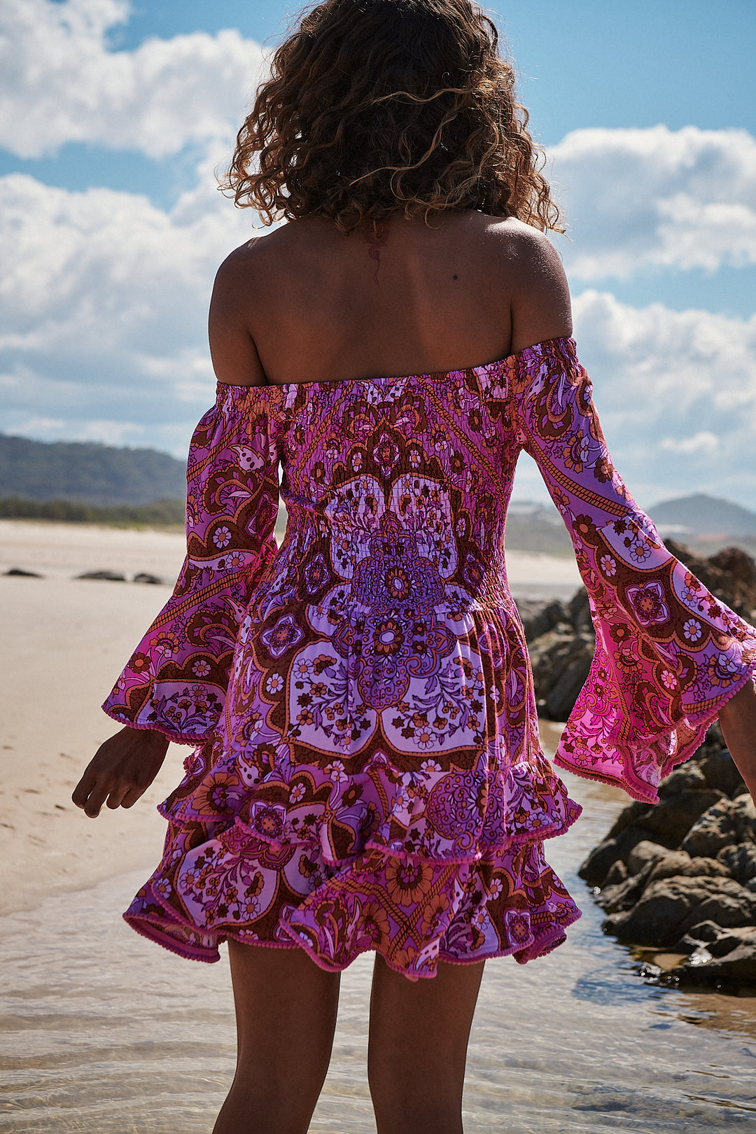 Cosmic Print Primrose Dress