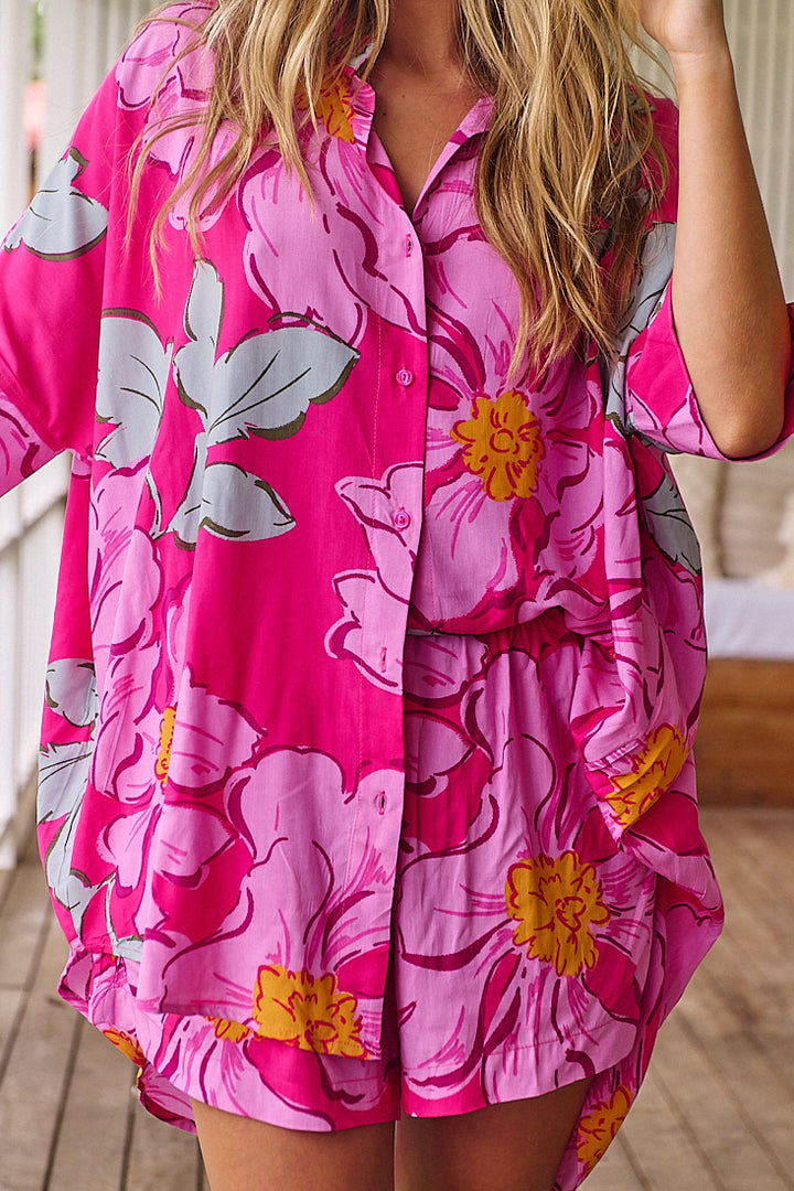 Rosebud Print River Shirt
