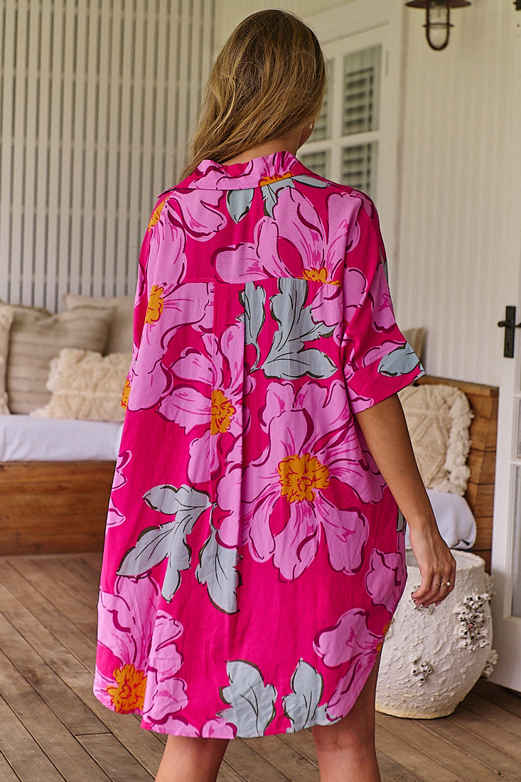 Rosebud Print River Shirt