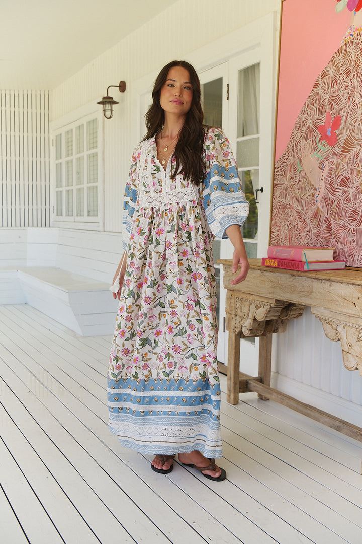 Pixie petals Print Meadow Maxi