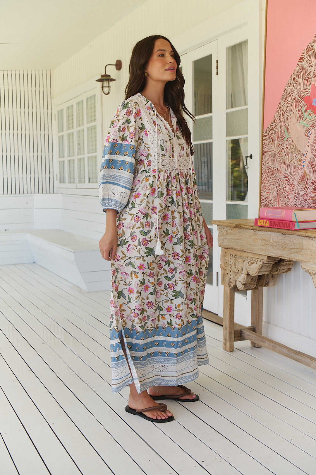 Pixie petals Print Meadow Maxi