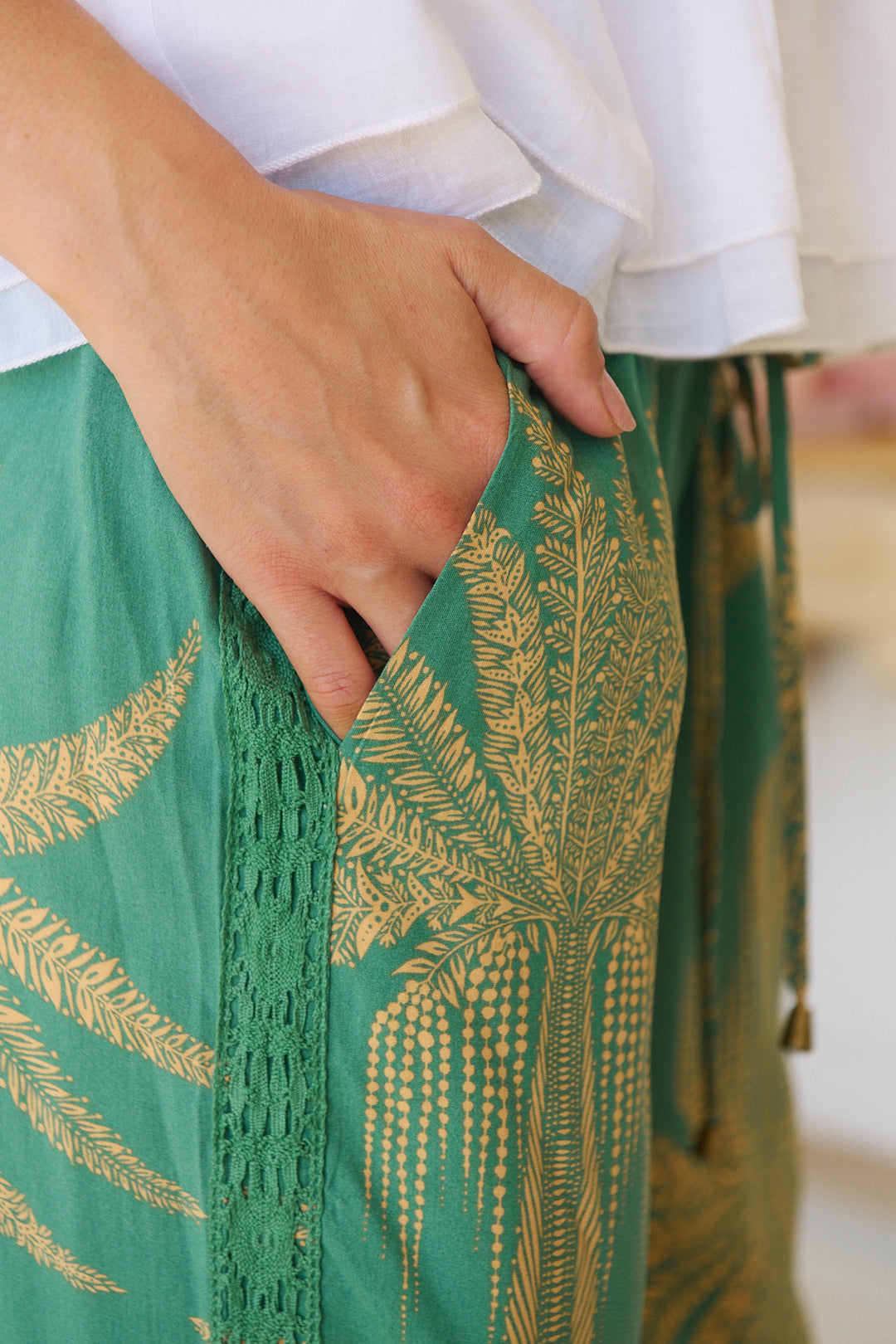 Island Luxe Print Cici Pant