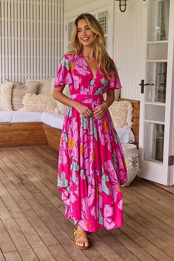 Rosebud Print Taurus Maxi