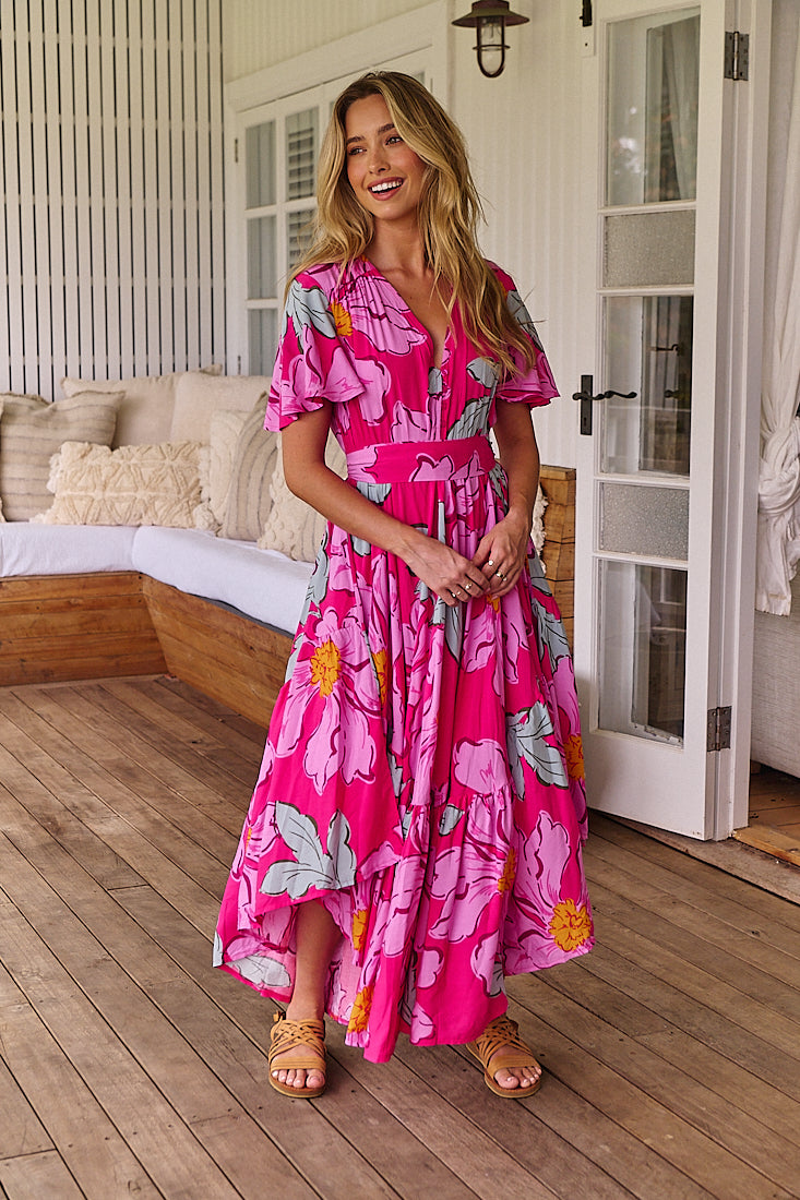Rosebud Print Taurus Maxi