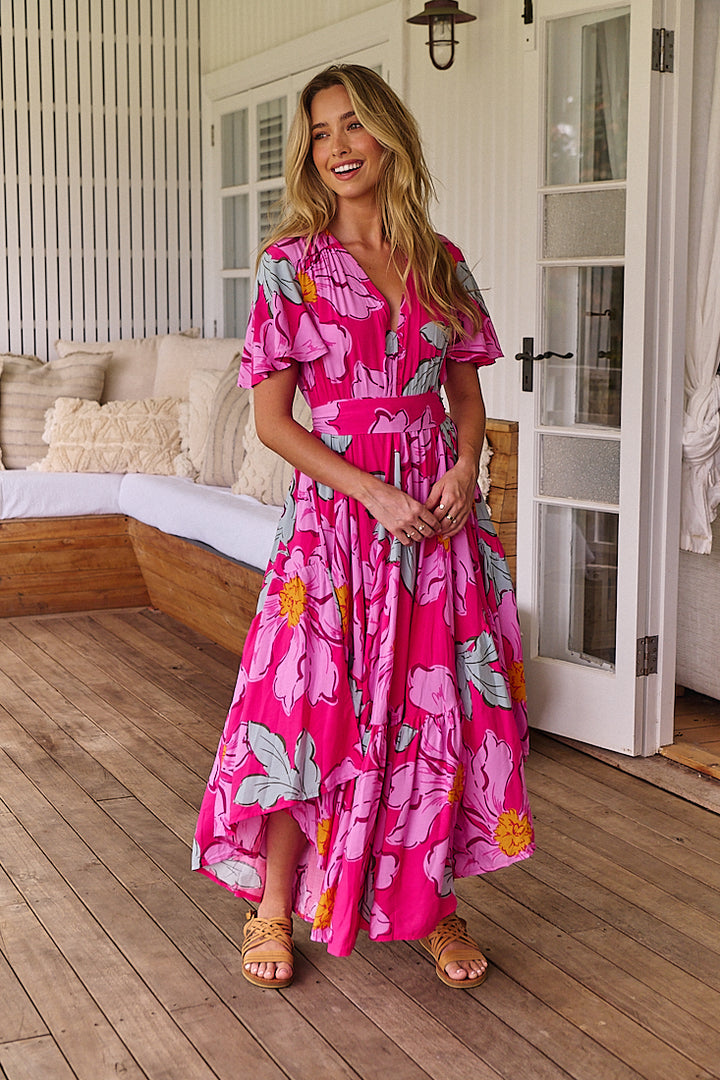 Rosebud Print Taurus Maxi