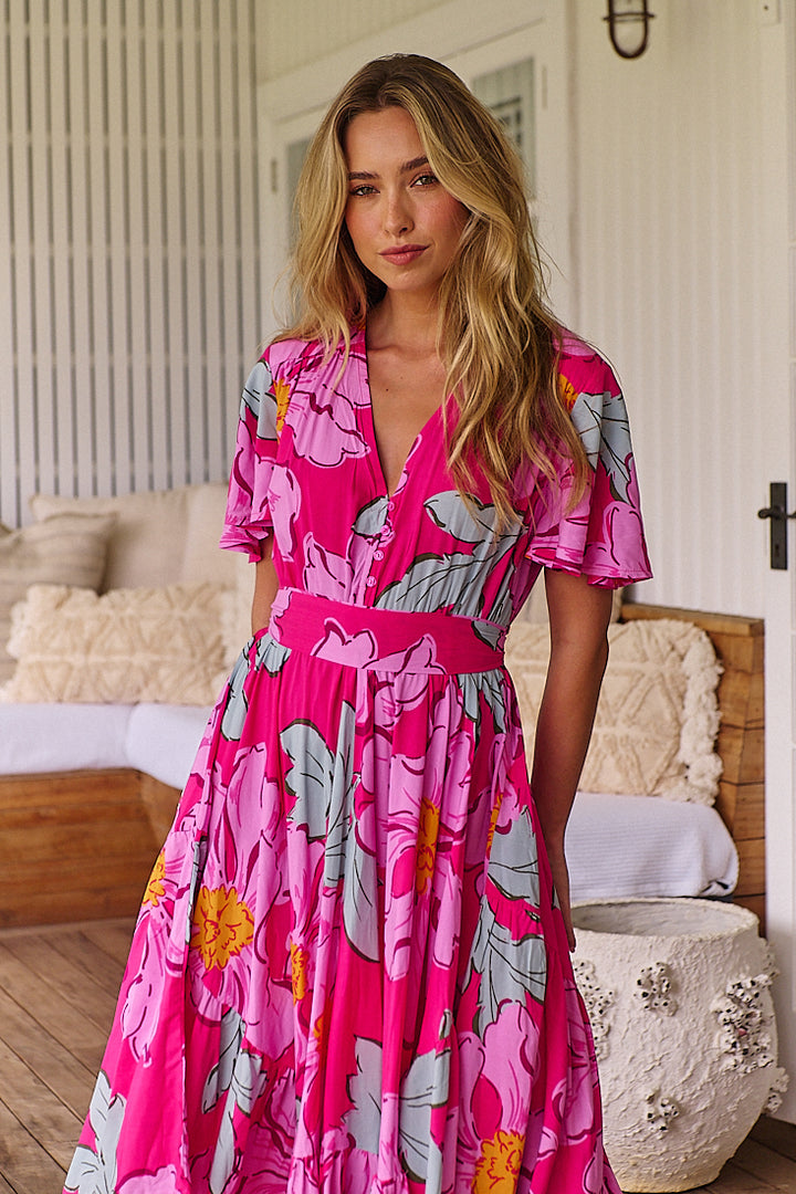 Rosebud Print Taurus Maxi