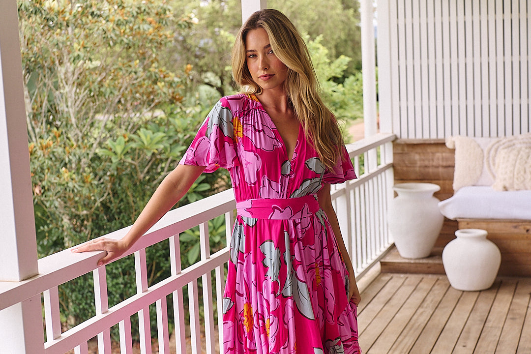 Rosebud Print Taurus Maxi