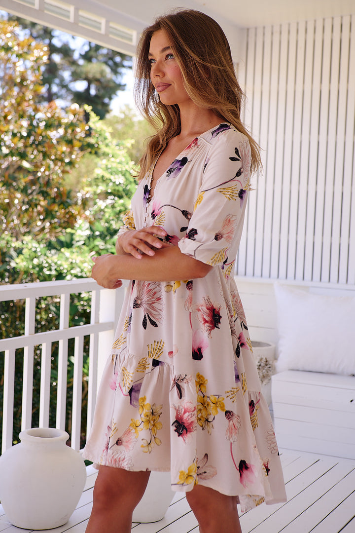 Julietta Print Finch Mini Dress