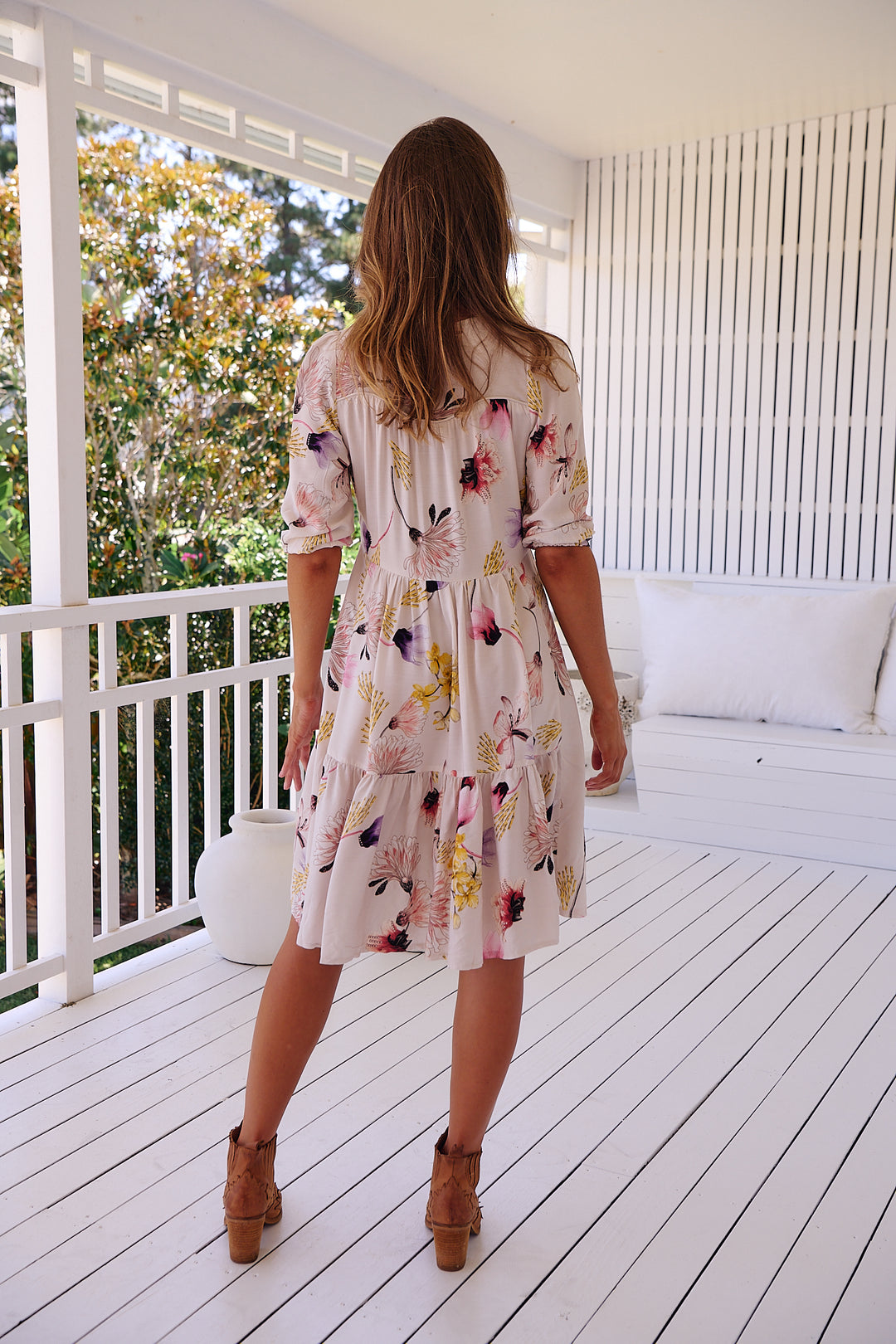 Julietta Print Finch Mini Dress