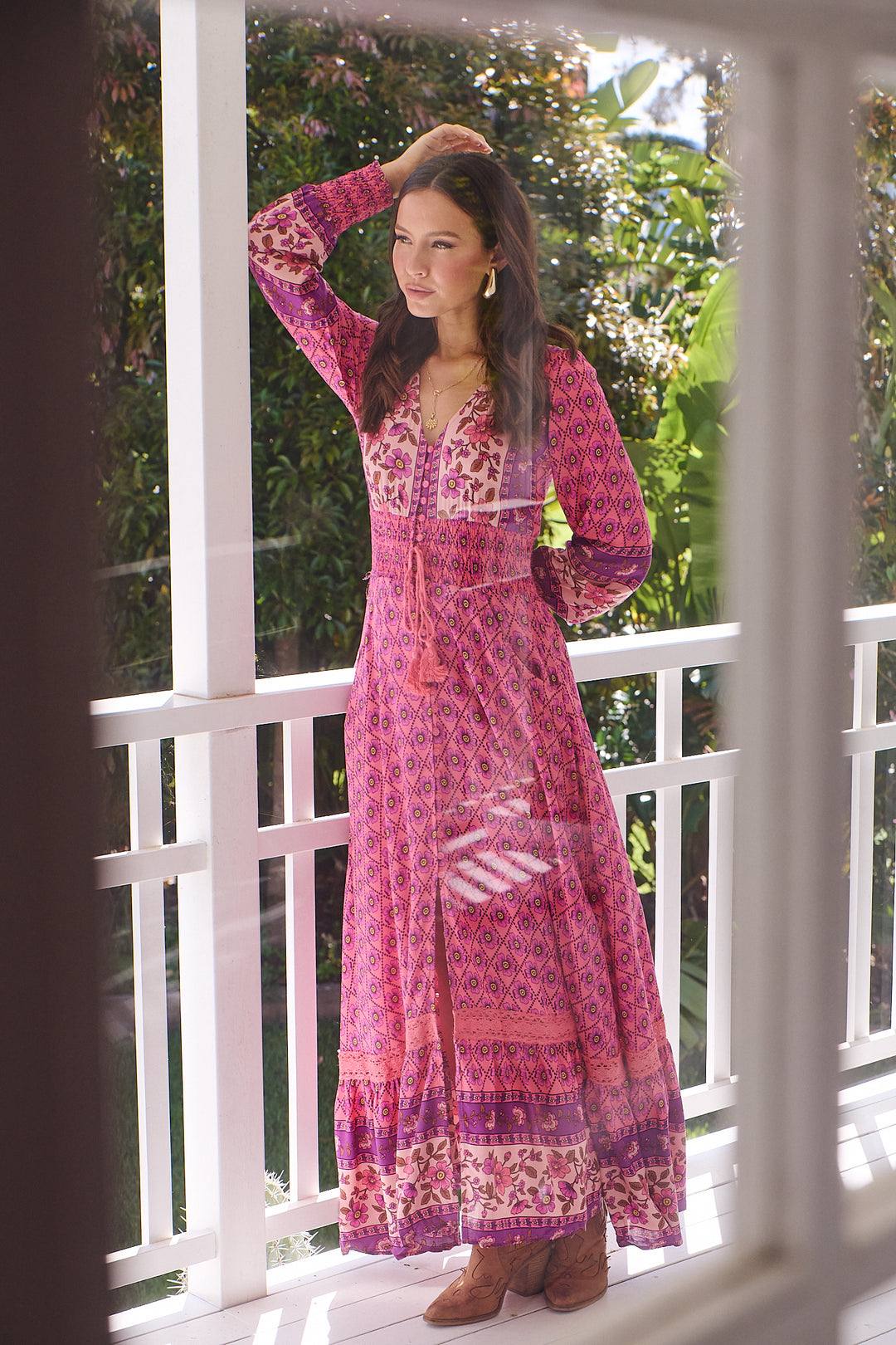 Jolene Print Sabrina Maxi