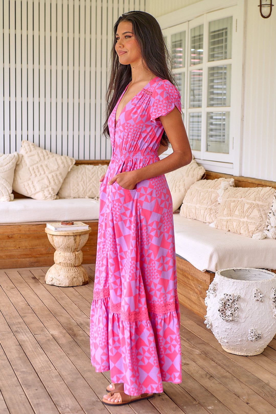 Azaylia Print Carmen Maxi