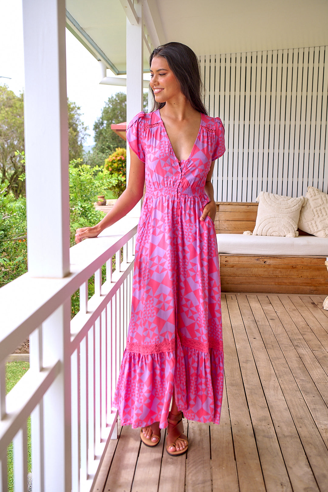 Azaylia Print Carmen Maxi
